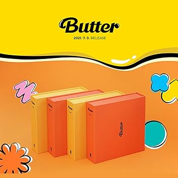 Amazon.com: BTS Album - [ BUTTER ] (CREAM Ver.) CD-R +