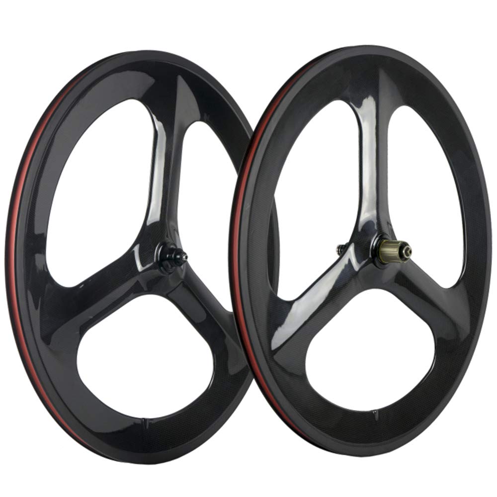 Amazon | SUPERTEAM 70mm ロードバイク3 スポーク ーホイール