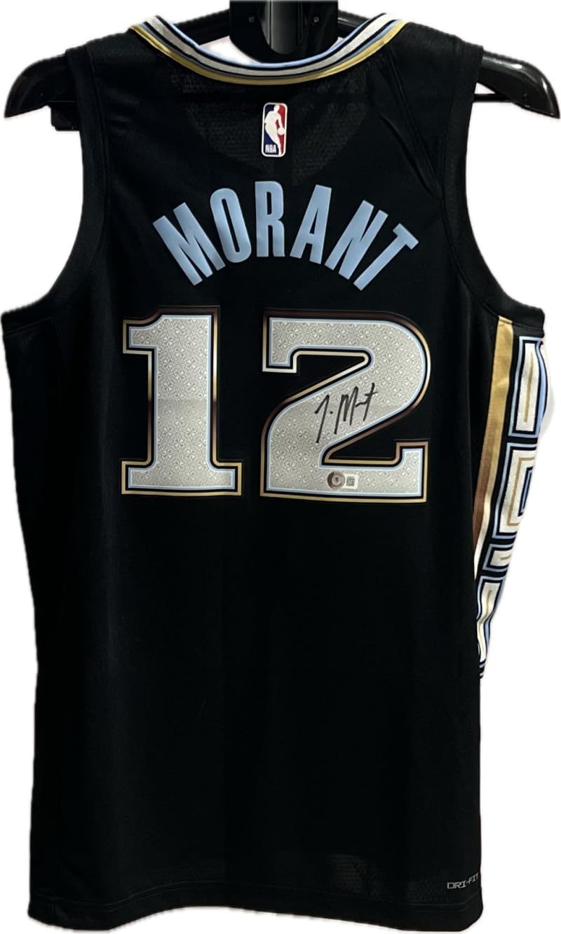 Ja Morant Autograph Signed Memphis Grizzlies Basketball Jersey Beckett Authentic