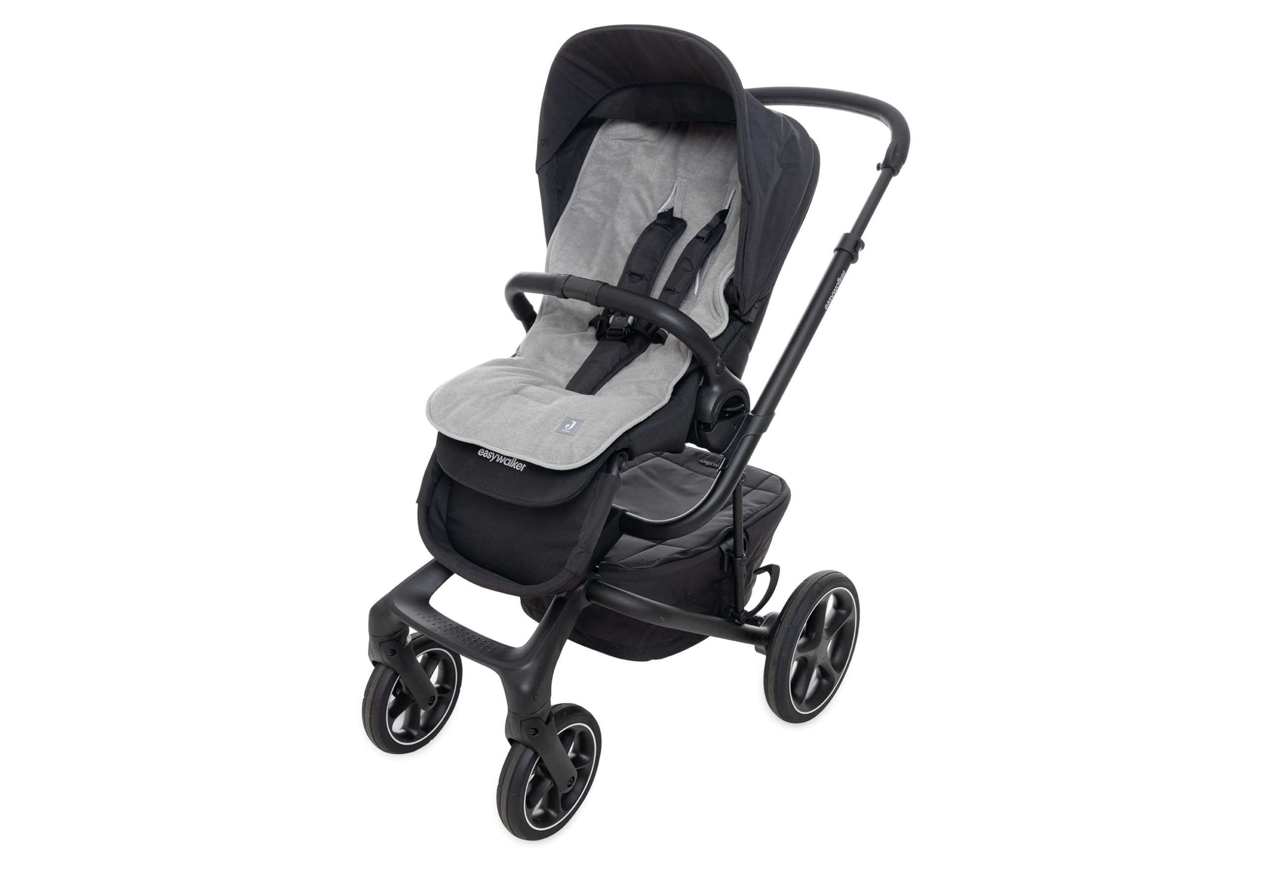 Jollein Buggy Seat Cover Summer Terry Towelling/Cotton, Universal Buggy Insert Also for Pushchairs, Reversible - Image 3