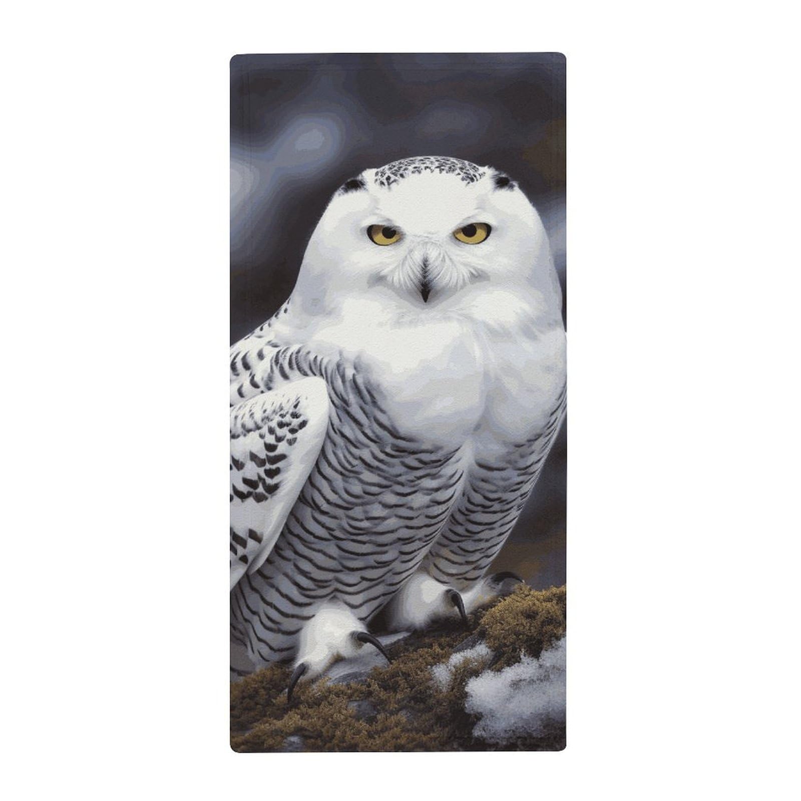 Serviette de bain sport et fitness à séchage rapide motif hibou