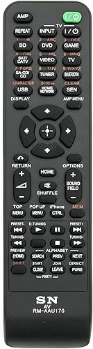 Allimity RM-AAU170 RMAAU170 - Control remoto de repuesto compatible con receptor AV multicanal Sony STR-DN840 STRDN840