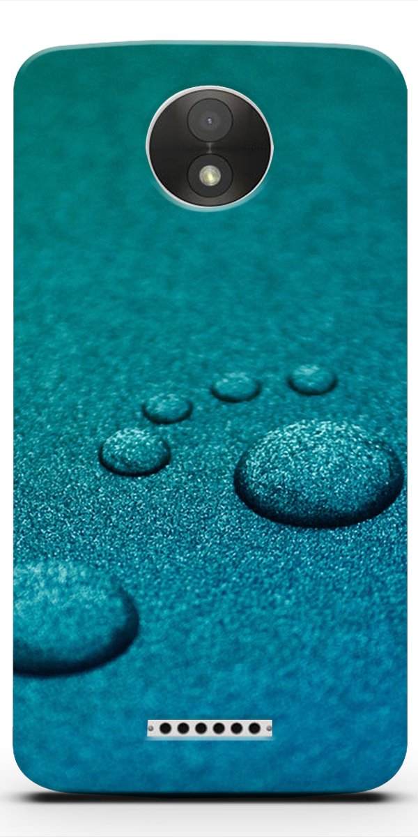 DRaX Printed Soft Back Cover for Moto C (Design-124)