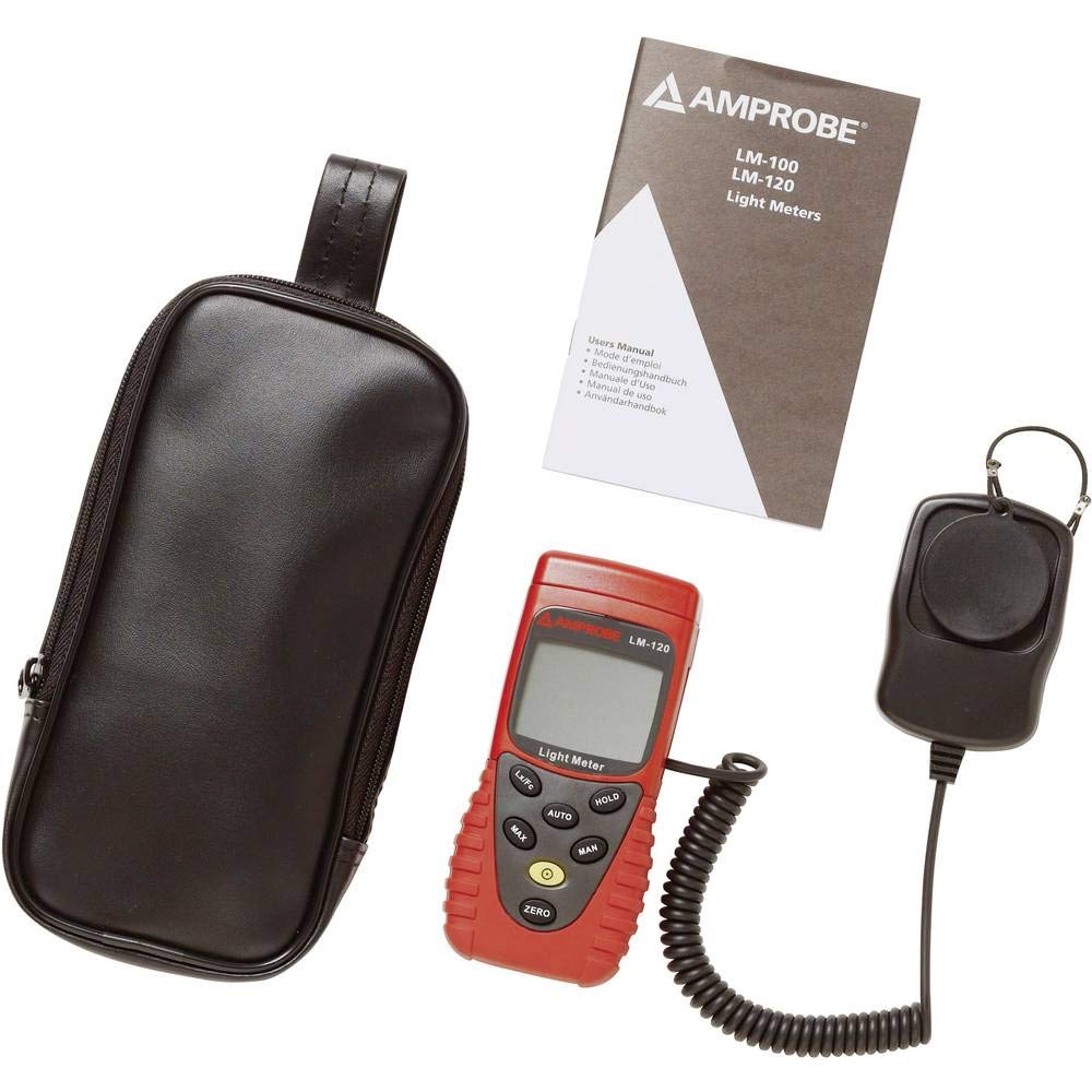 Amprobe LM-120 Light Meter - Digital Lux & Footcandle Meter -2