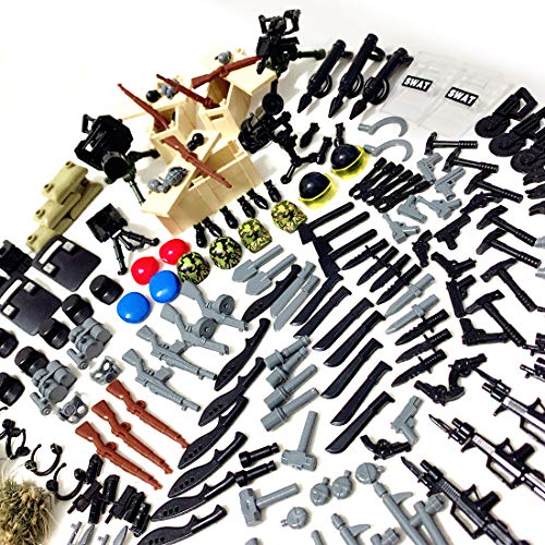 HIDE Waffen Set, Minifiguren Maske, Helm und Blaster , Custom Military Waffen Set Kompatibel Mit Lego Figuren Soldaten… – Bild 4