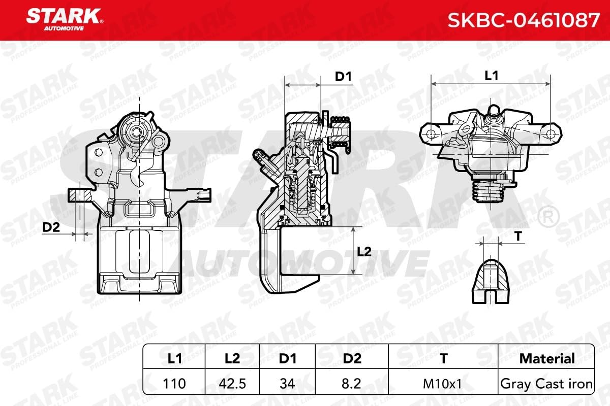 STARK Pinza freno Assale posteriore Dx SKBC-0461087