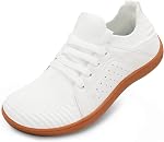JIASUQI Womens Barefoot Shoes Wide Toe Minimalist Walking Shoes Breathable Zero Drop Shoes Fashion Sneakers for Running Trail