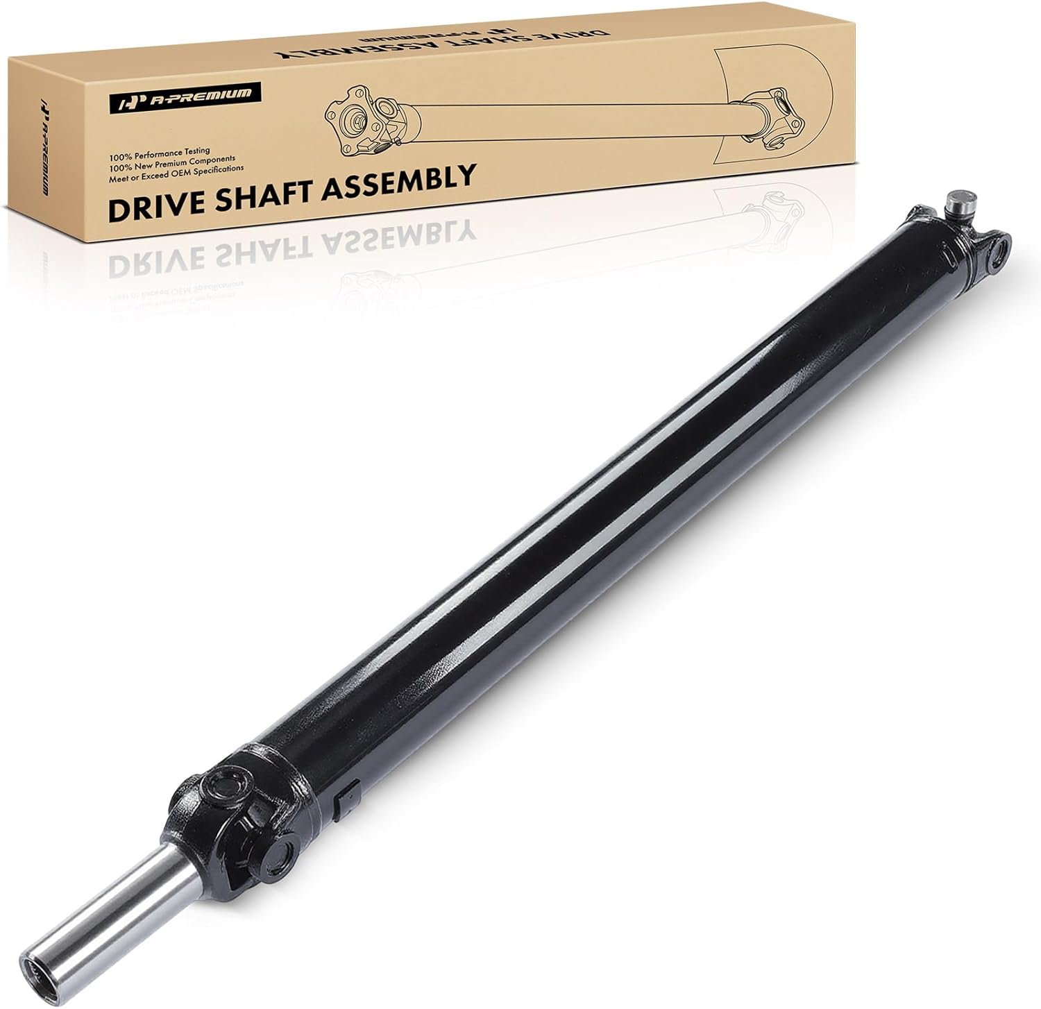 A-Premium Rear Drive Shaft Driveshaft Assembly Compatible with Chevrolet Tahoe 1998-2000 & GMC Yukon 1998-2000 & Cadillac Escalade 1999-2000, 5.7L 6.5L, 4WD, Complete Prop Shaft