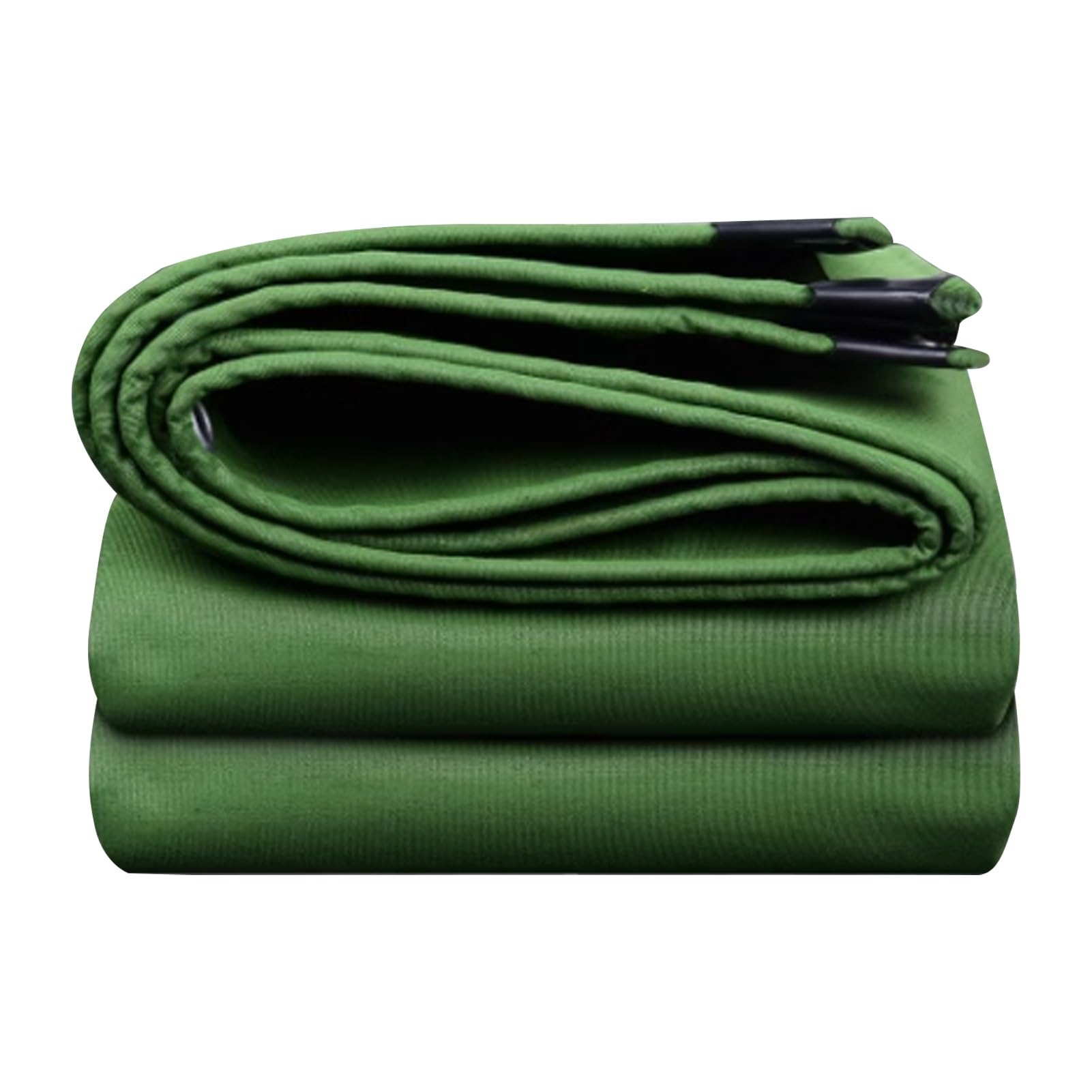 Telo impermeabile per telone resistente 2m x 2m, 3m x 3m, 4m x 4m, 5m x 5m Telo di fondo pieghevole, copertura in telo di tela cerata verde per mobili tenda da campeggio tettoia tenda da patio (Size