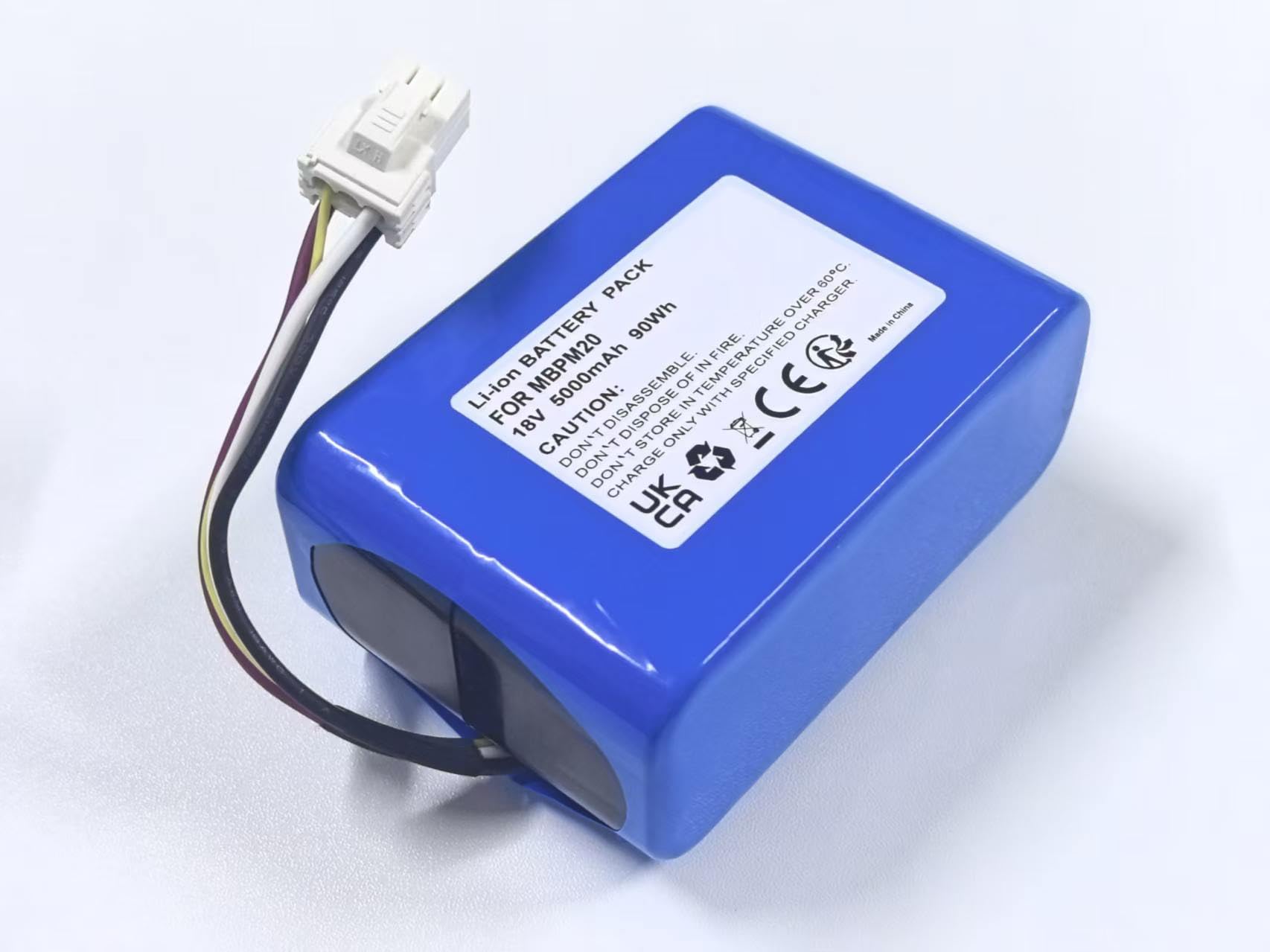 MBPM20 18V 5Ah Ersatzbatterie - Kompatibel mit Mova Roboter Rasenmäher 600/1000, ViAX 250/500, LiDAX Ultra 800/1200/1600
