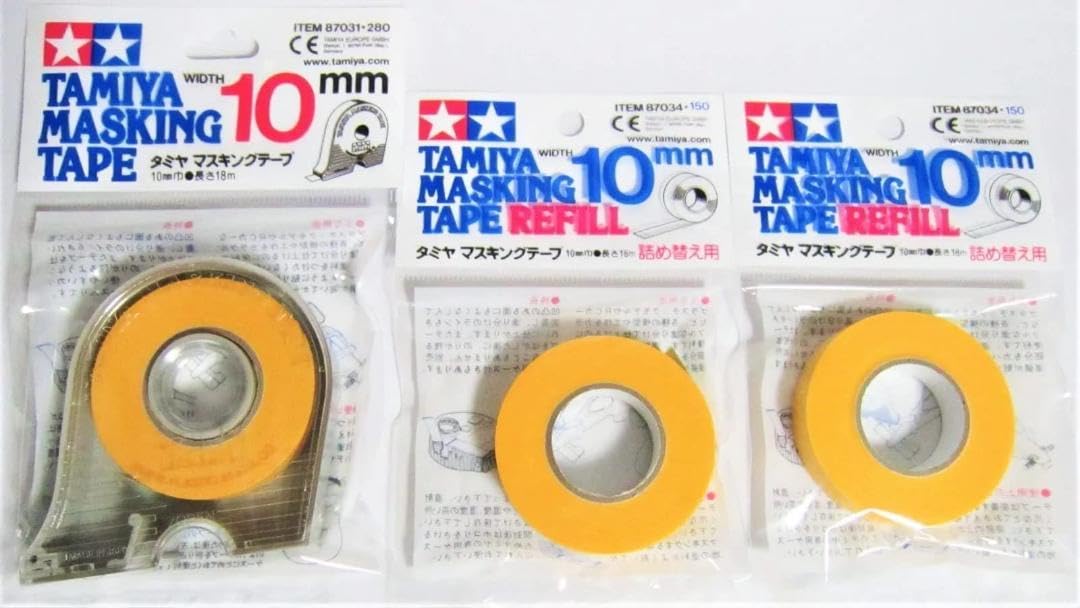 Amazon.co.jp: タミヤ【 マスキングテープ 10mm】 ケース & 替えテープ 