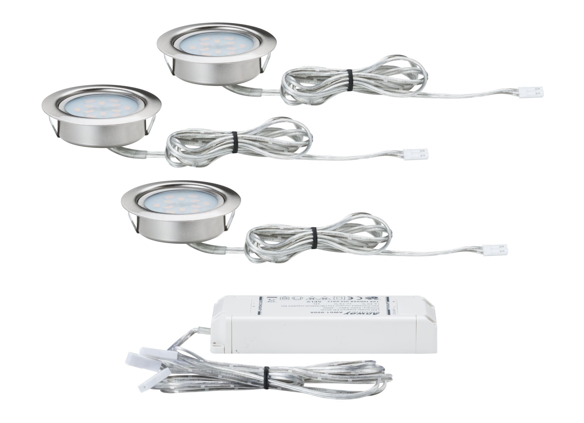 Paulmann 935.53 Einbauleuchte, Metall, Integriert, silber