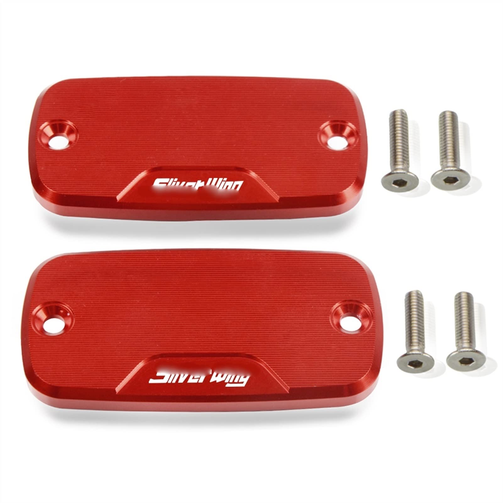 pour Honda FCS600 Silverwing FCS 600 Silver Wing 2001-2011 Moto Frein Avant Embrayage Maître-Cylindre Couvercle De Réservoir De Fluide (Color : Red 2piece)