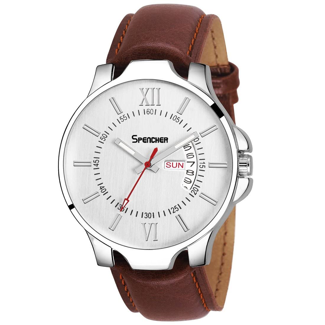 Spencher Analog Day Date Function Synthetic Strap Watch for Men & Boy (B0B5YDMCGD) Amazon Price History, Amazon Price Tracker