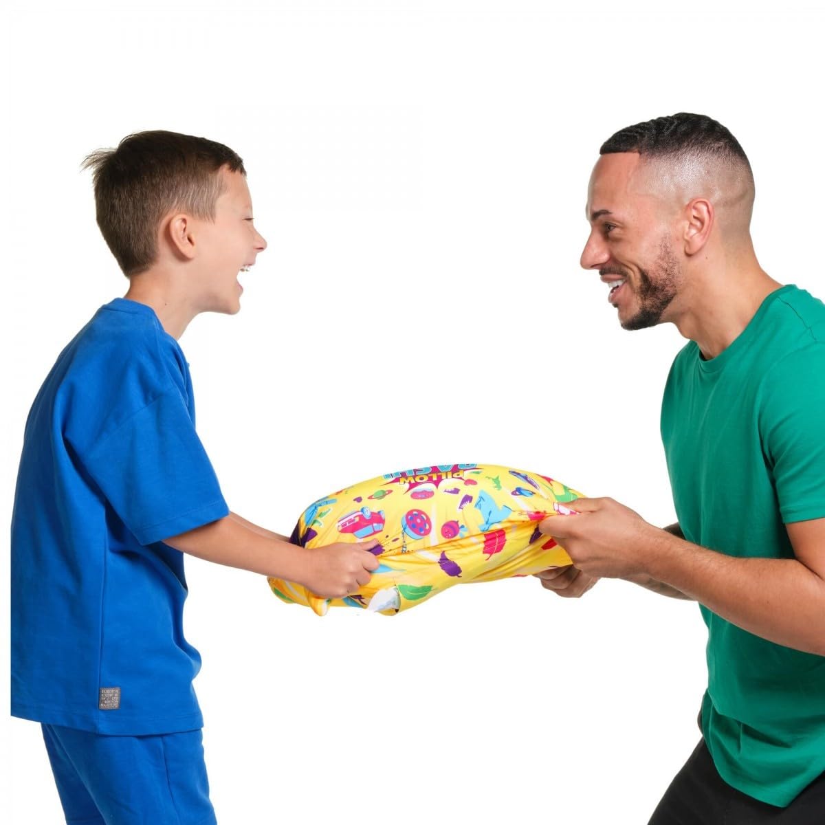 TOMY Pillow Bash - Divertenti giochi per feste, 2-10 giocatori, età 6+ - blu, bianco
