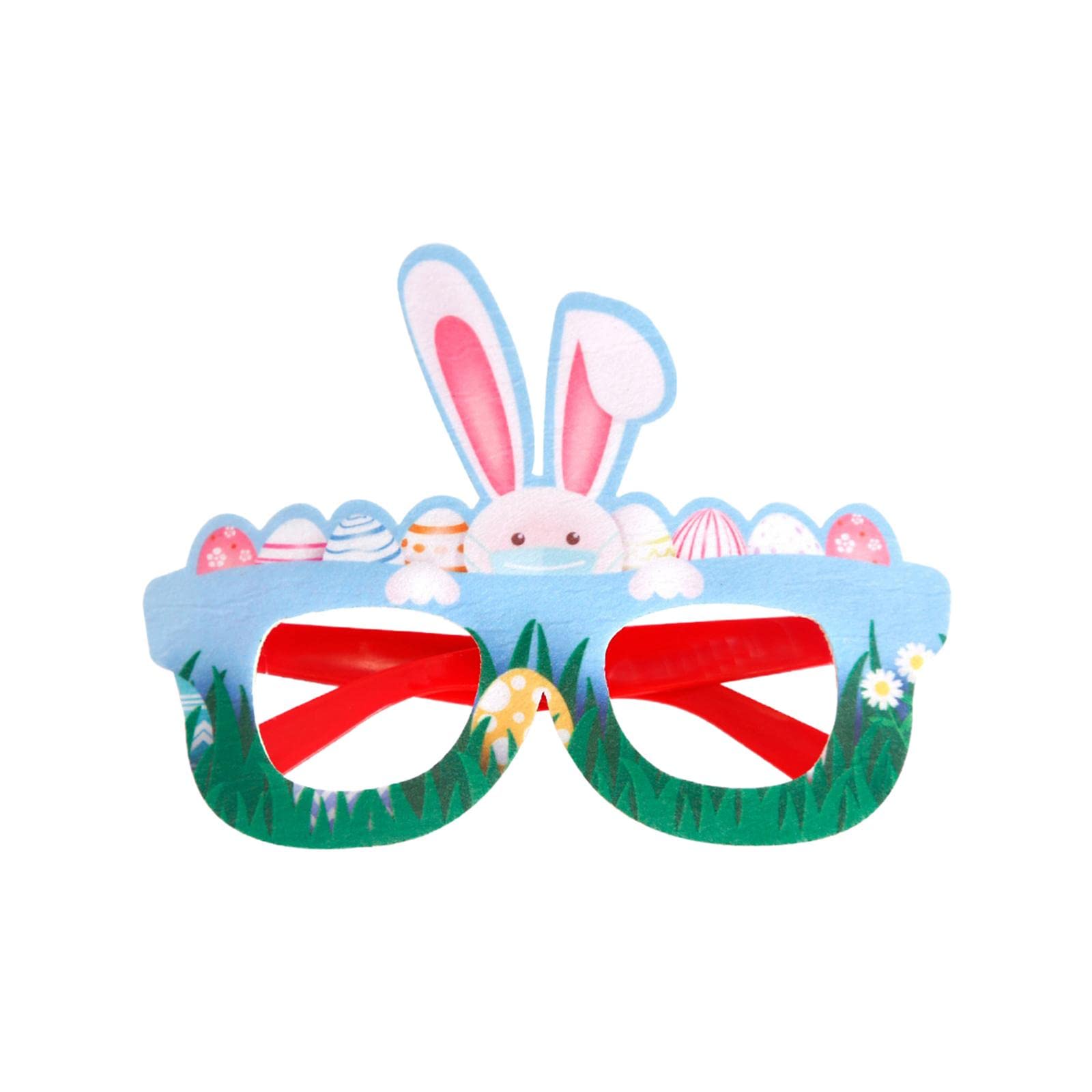Easter Glasses Frame Costume Accessories Easter Bunny Ears Eggs Eyeglasses Style B-image-44