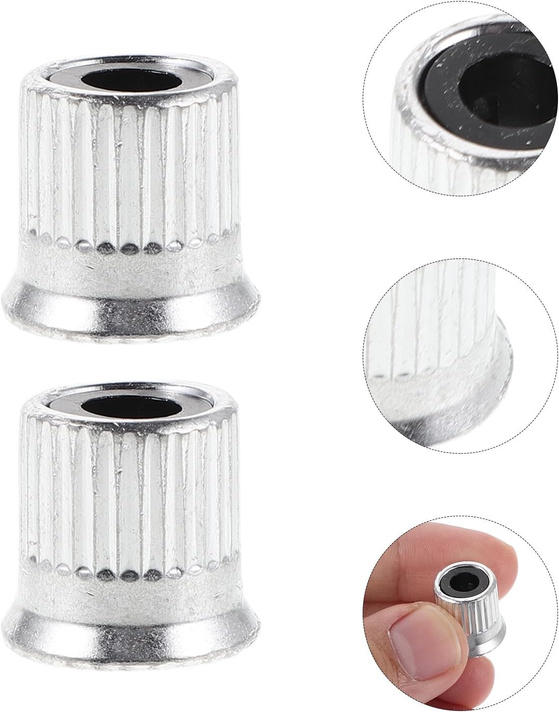 Self Locking Flange Nut Set 10pcs Aluminum Alloy for Grinders