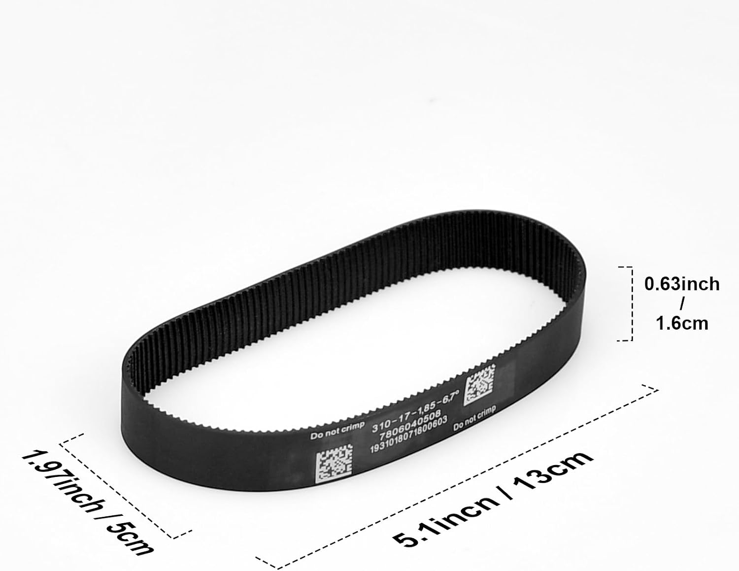 7806040508 Electric Bogie Pinion Belt 7806040565 Compatible with BMW F20 F21 F22 F23 F30 F31 F34 F35 F32 F36 Electric Steering Rack and Pinion Gear Belt 32106874839 32106858011 32106868237
