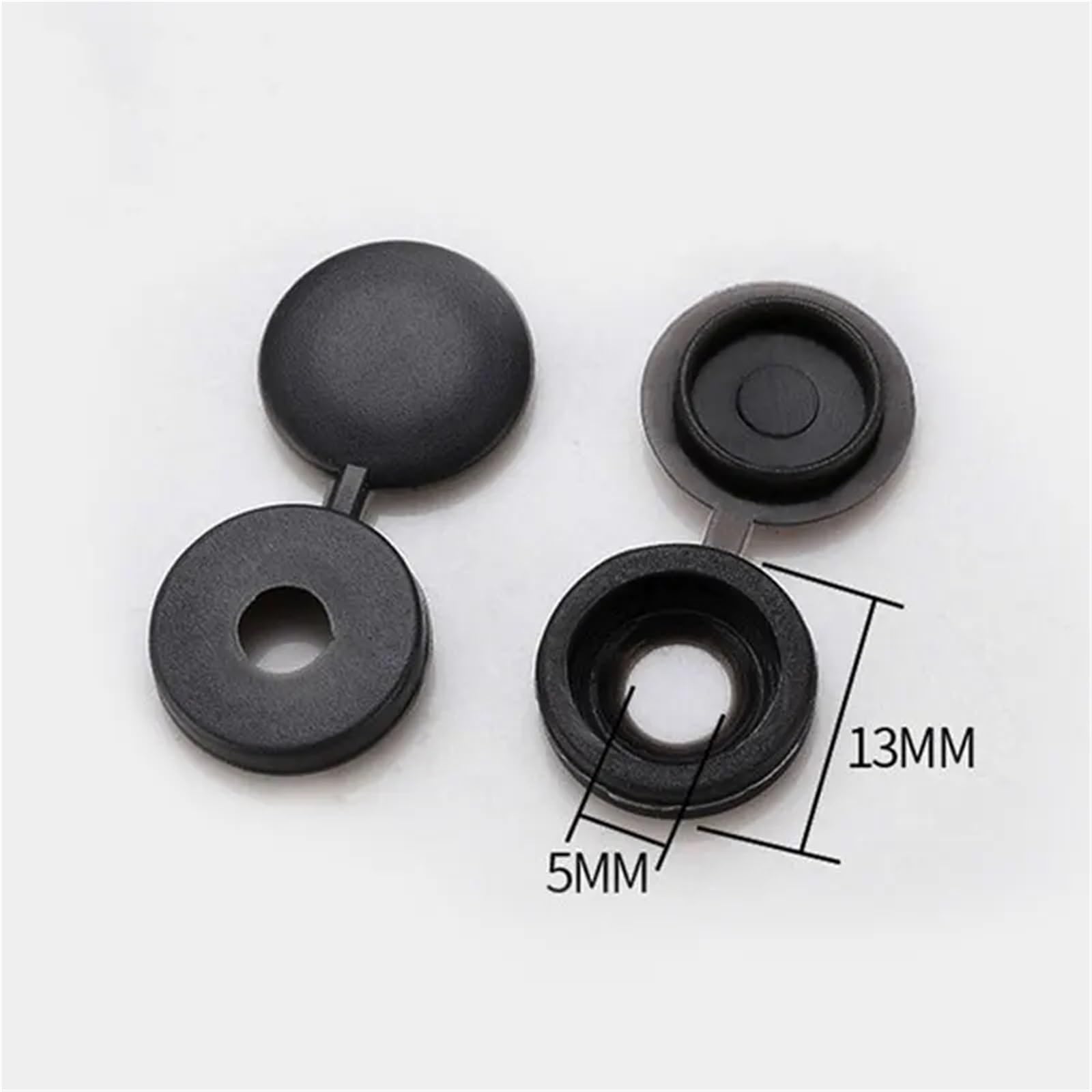 Scharnier-Schrauben-Abdeckkappen, 500 Stück, Klappschnalle, Nagelabdeckungen for Automöbel, dekorative Hardware