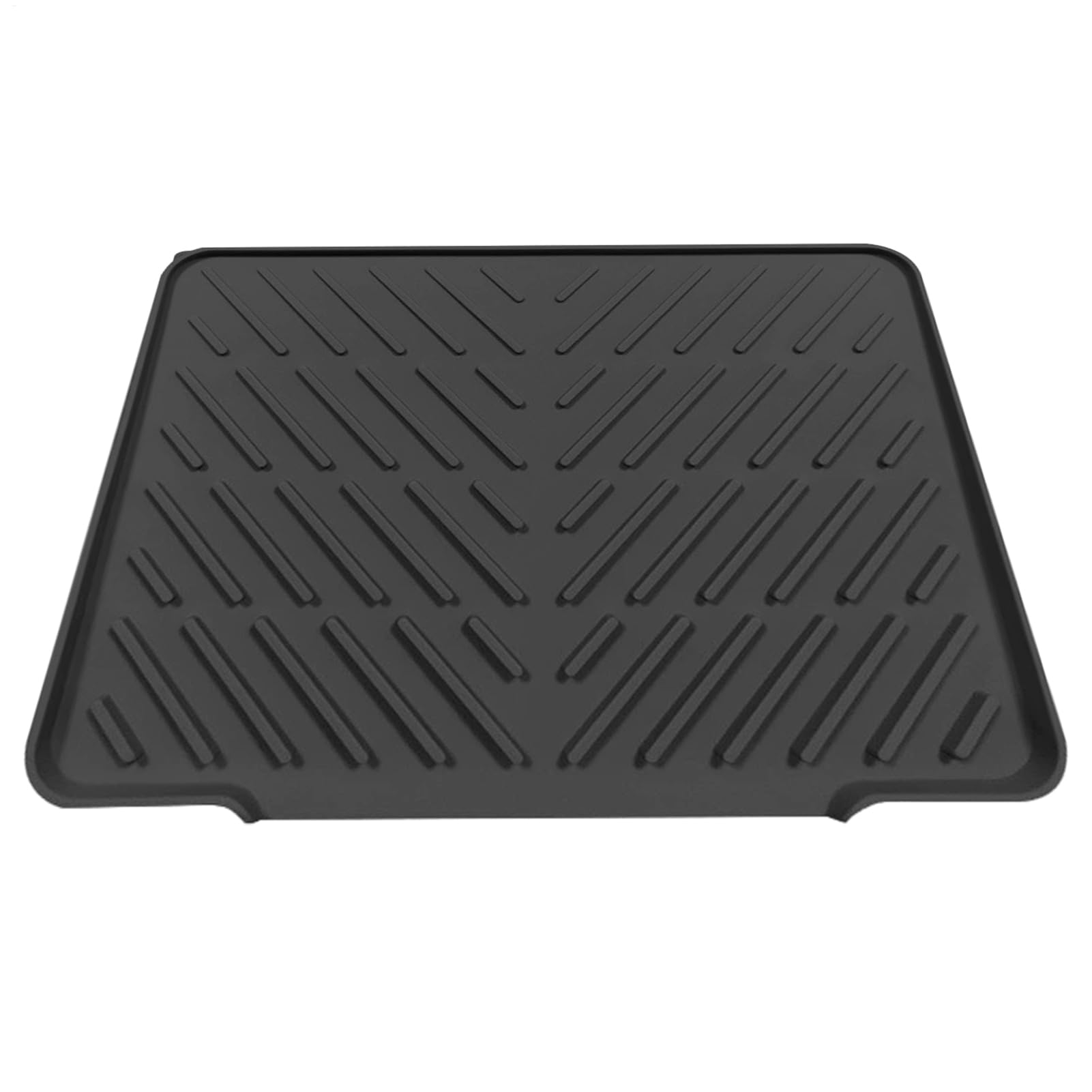 Tapis de séchage en silicone grand format pour plan de travail de cuisine hygiénique