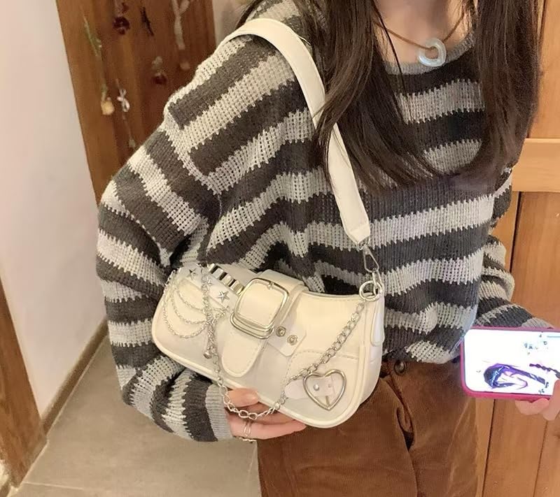 Y2K Shoulder Bag Y2K purse for Women Handbag Punk Purse4