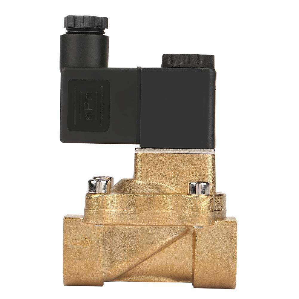G1/2 Válvula Solenoide Eléctrica Normalmente Cerrada de Dos Puertos de Dos Posiciones Operada Por Piloto de Aire Aceite de Agua (DC24V)