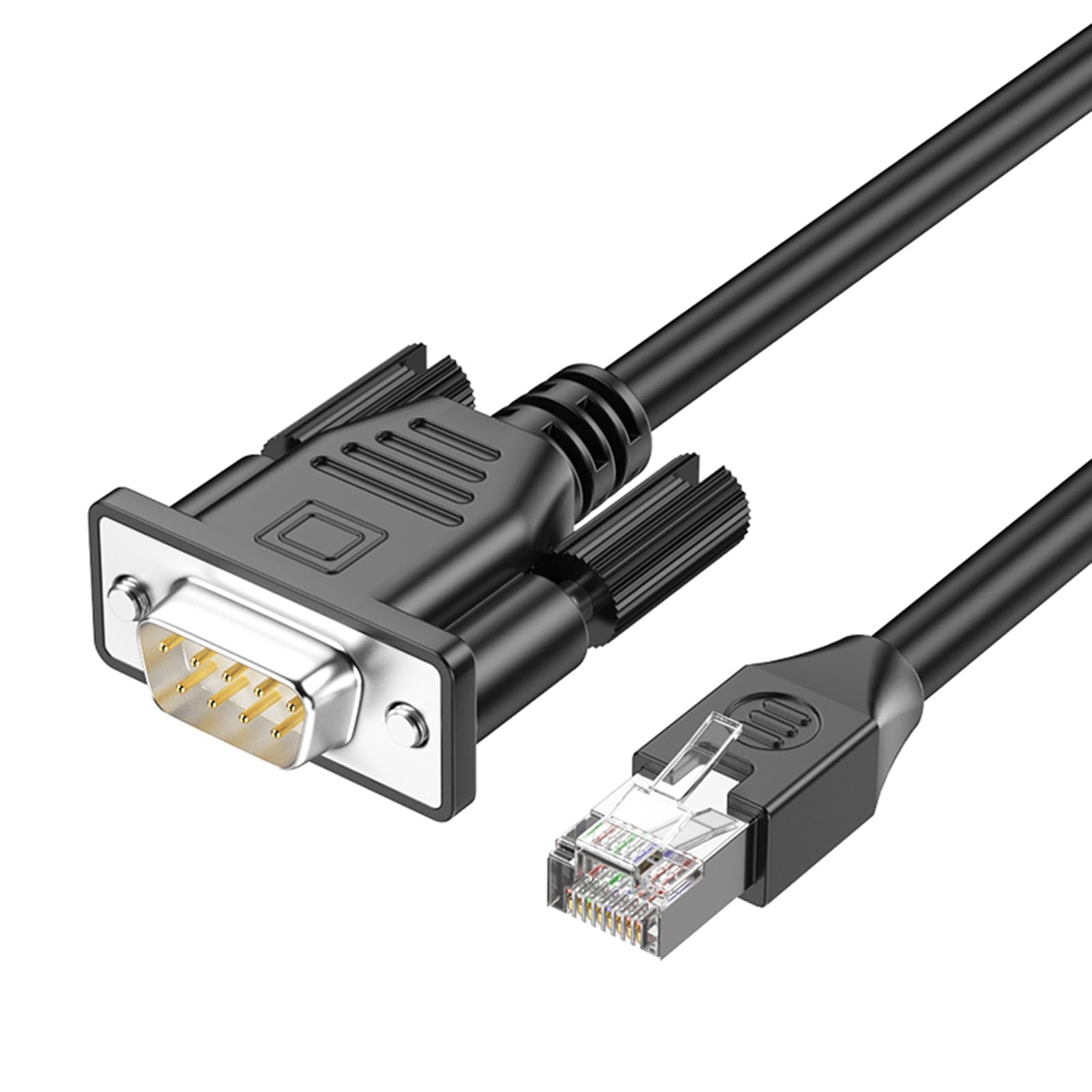 Amazon.co.jp: Florisync RJ45 - D-sub 9ピン RS232 電源ケーブル オス