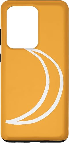 Funda naranja pastel minimalista para Galaxy S20 Ultra Moon