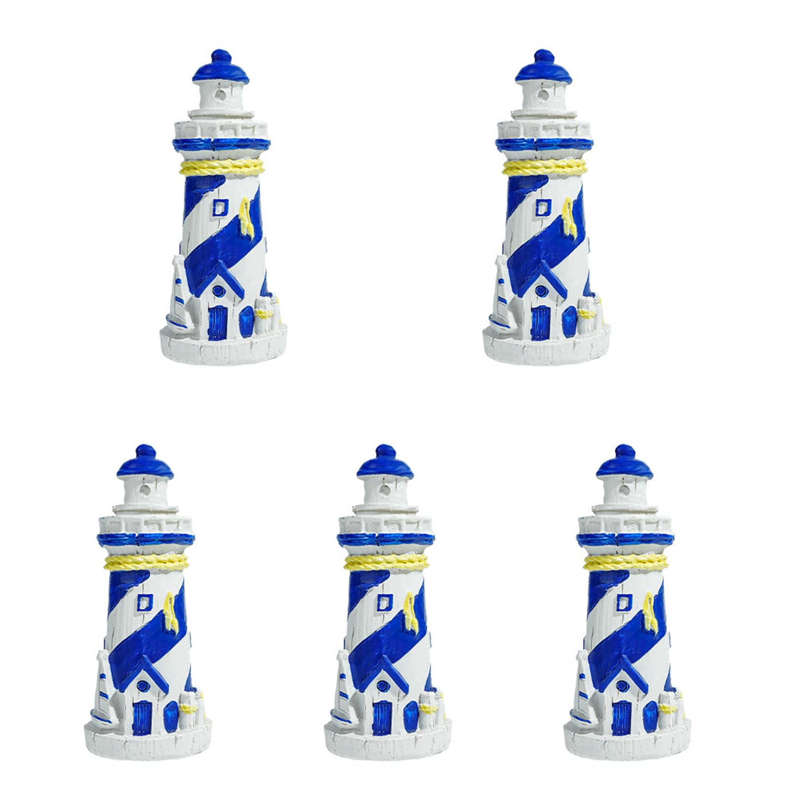 Acquari Castelli Artificiali Faro Simulazione Paesaggio Grande Figurine FishTank Paesaggistica Serbatoi di pesce Resine Ornamenti Acquario