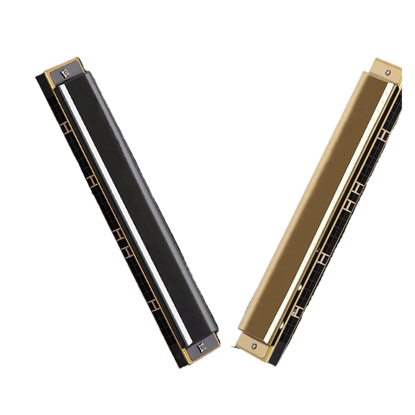 Armonica Professionale A 28 Fori In Chiave Do Bronzo Fosforoso Set Per Principianti Strumento A Fiato armonica Strumento Professionale(Black)