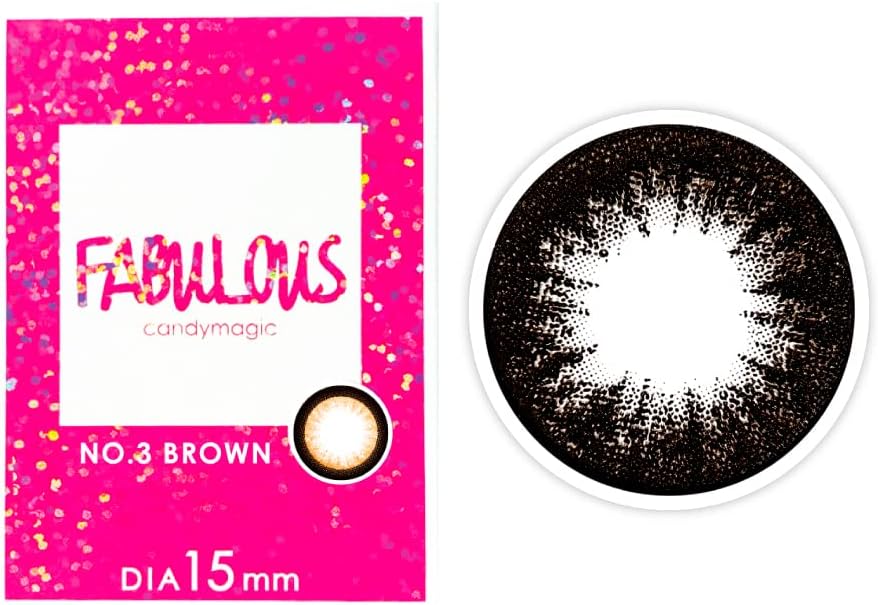 Amazon 【公式ストア限定】FABULOUS 1month ファビュラス ワンマンス【2枚入り】NO.05ブラック PWR0.00