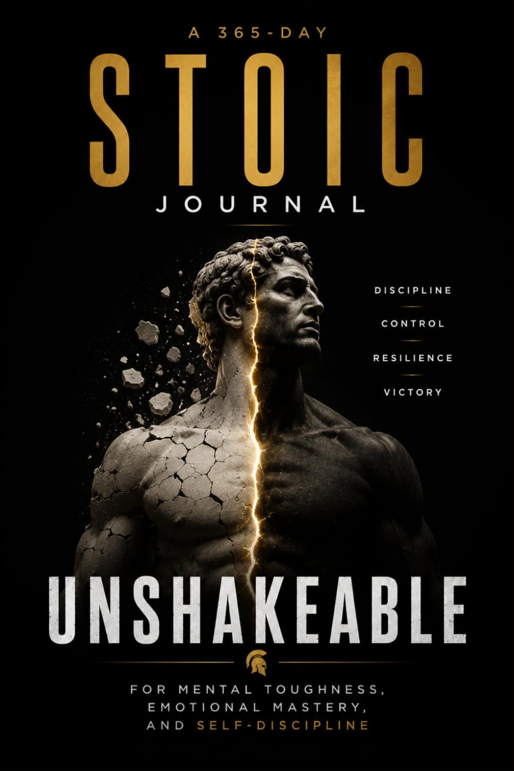 Unshakeable: A 365-Day Stoic Journal to Build Mental Toughness, Emotional Mastery, and Self-Discipline