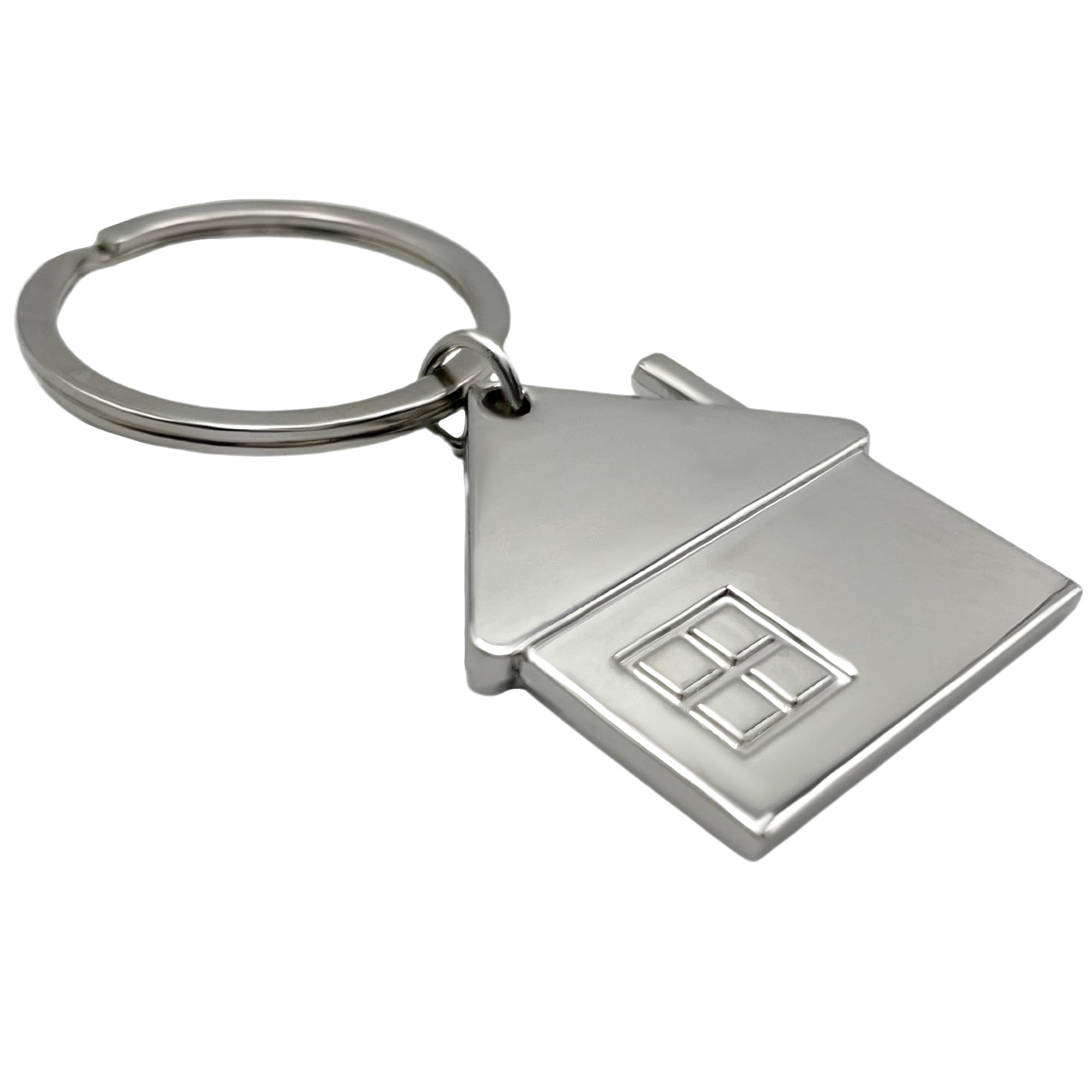 Llavero metálico en forma de Casa, Key Chain Home, 1 Unidad - imagen 2