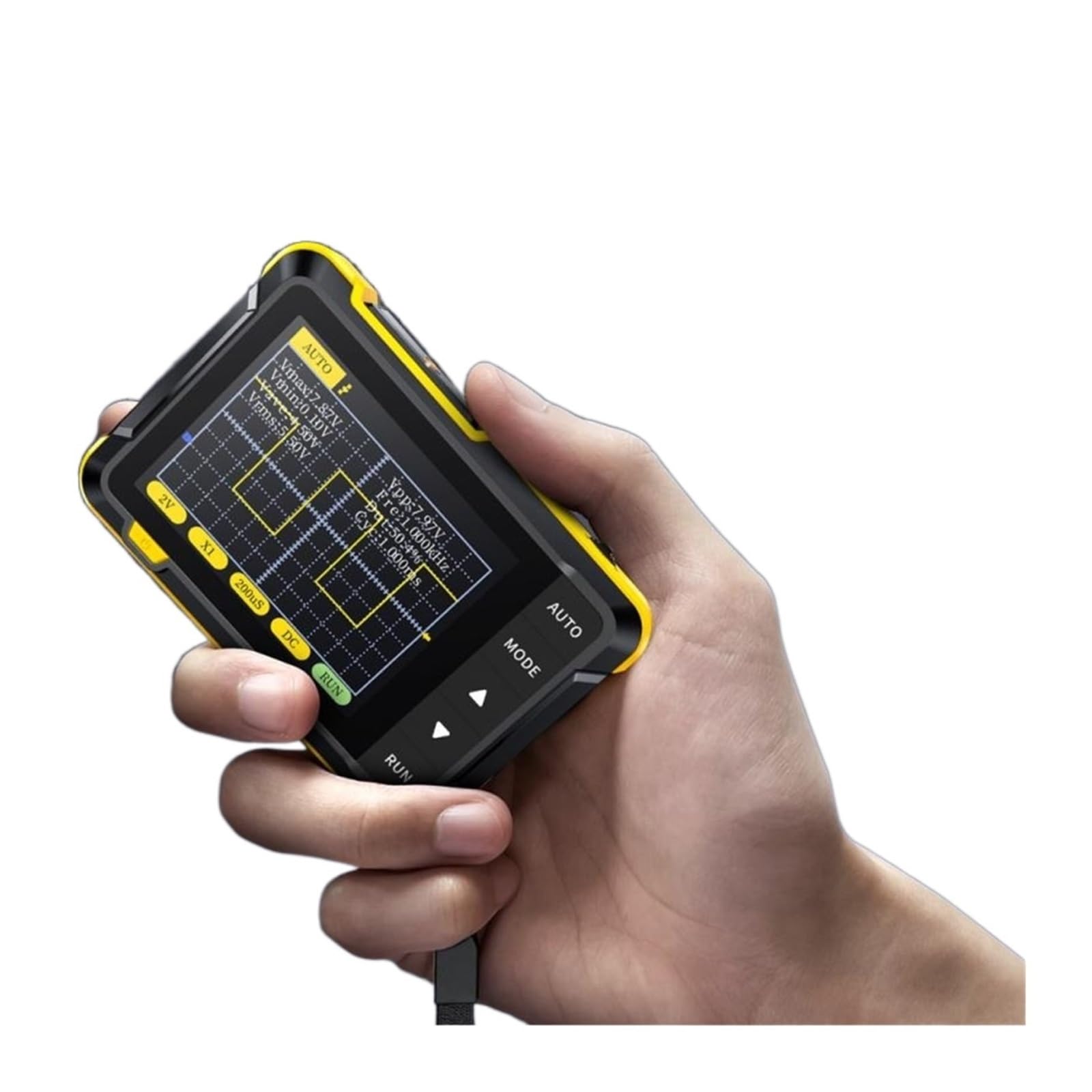 Kompaktes Oszilloskop DSO152 Tragbares digitales Oszilloskop 2,5 MSa/s 200 kHz Oszilloskop for Unterricht und Wartung(High Allocation)