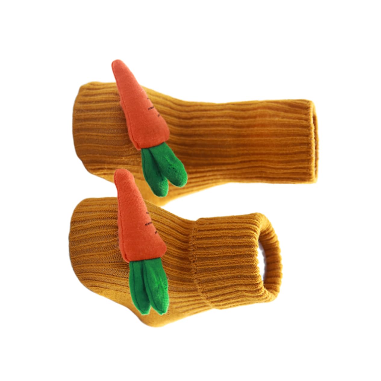 WOFASHPURET Comfortable Non-slip Baby Floor Socks Carrot 1-3 Years Anti-slip Baby Cotton Socks