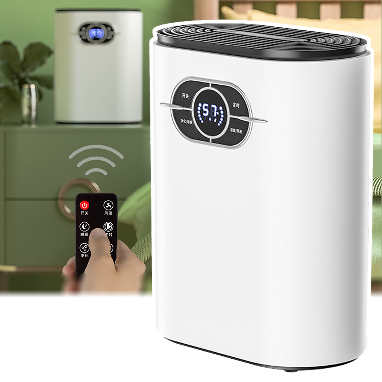 Petit déshumidificateur d'air silencieux pour chambre et bureau calme