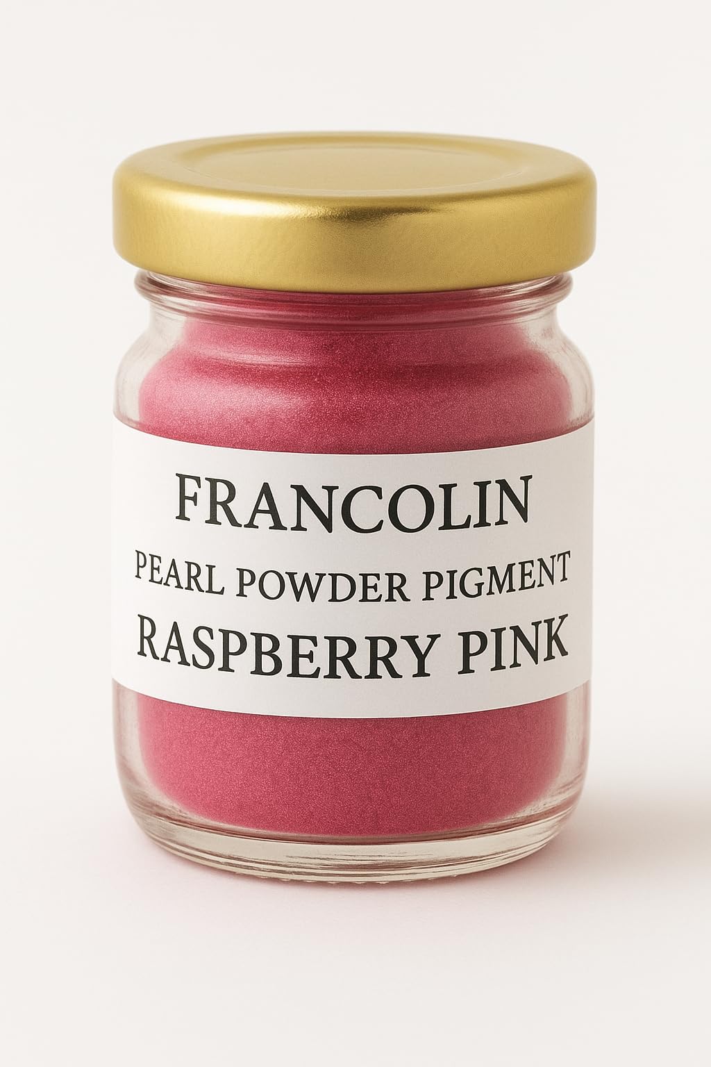 Francolin | Raspberry Pink | Mica/Pearl Powder Pigment | Non Toxic | Vibrant Metallic Glowing | for Soap, Epoxy Resin, Painting, Nail Art & Craft, Cosmetic, Slime | 20g-image-16