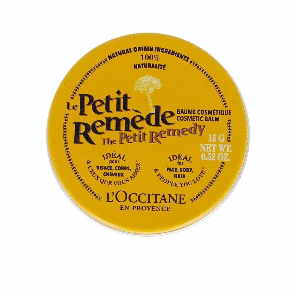 L'OCCITANE Travel-Sized The Petit Remedy 15 g | Enriched with Shea Butter | 100% Natural Origin & 94% Readily Biodegradable | Multipurpose, Clean & Luxury Beauty Balm for All Skin Types