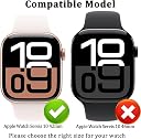 TSHIENTT Hard Bumper Case Compatible with Apple Watch Series 11/10 42mm | Without Tempered Glass | All-Around Ultra-Thin Bumper Hard PC | [NO Glass Screen Protector] [Pack of 1] (Clear, 42MM S-10/11) gallery image