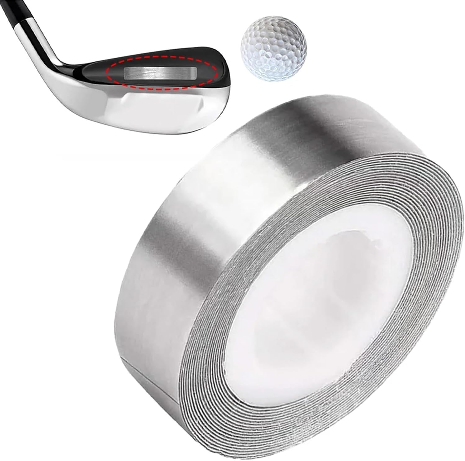 Lead Tape Golf 5 Rolls Lead Weights Golf Tape Self-Adhesion for Wood Iron Putter Wedge Clubs Head Tennis for Tennis Racket Pickleball Paddle