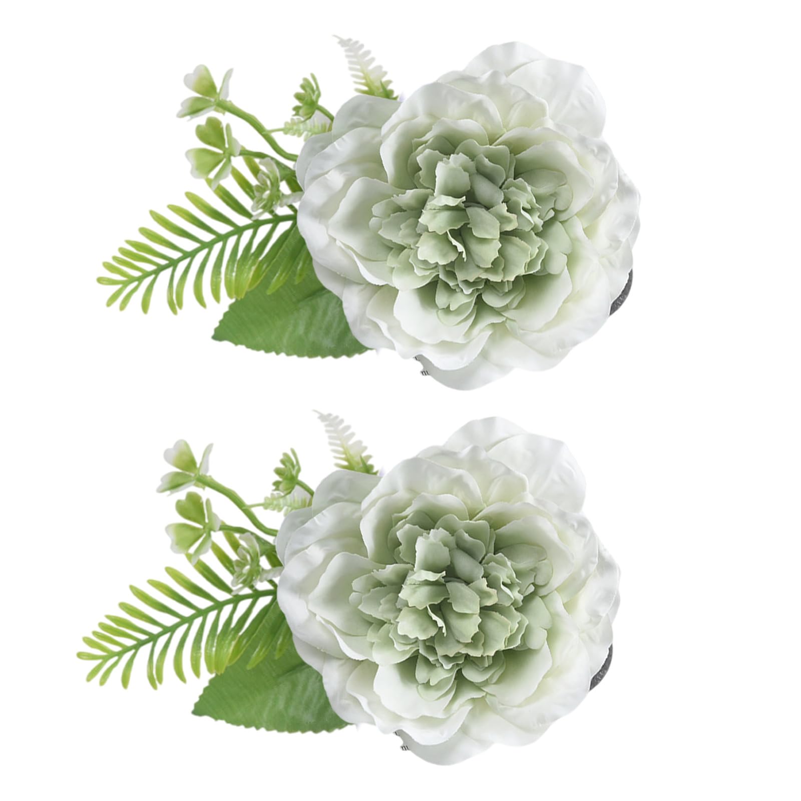2Pieces Artificial Flower Window Curtain Tiebacks Clips Window Drapery Holders Holdbacks for Weddings Party Decoration Flower Curtain Tiebacks