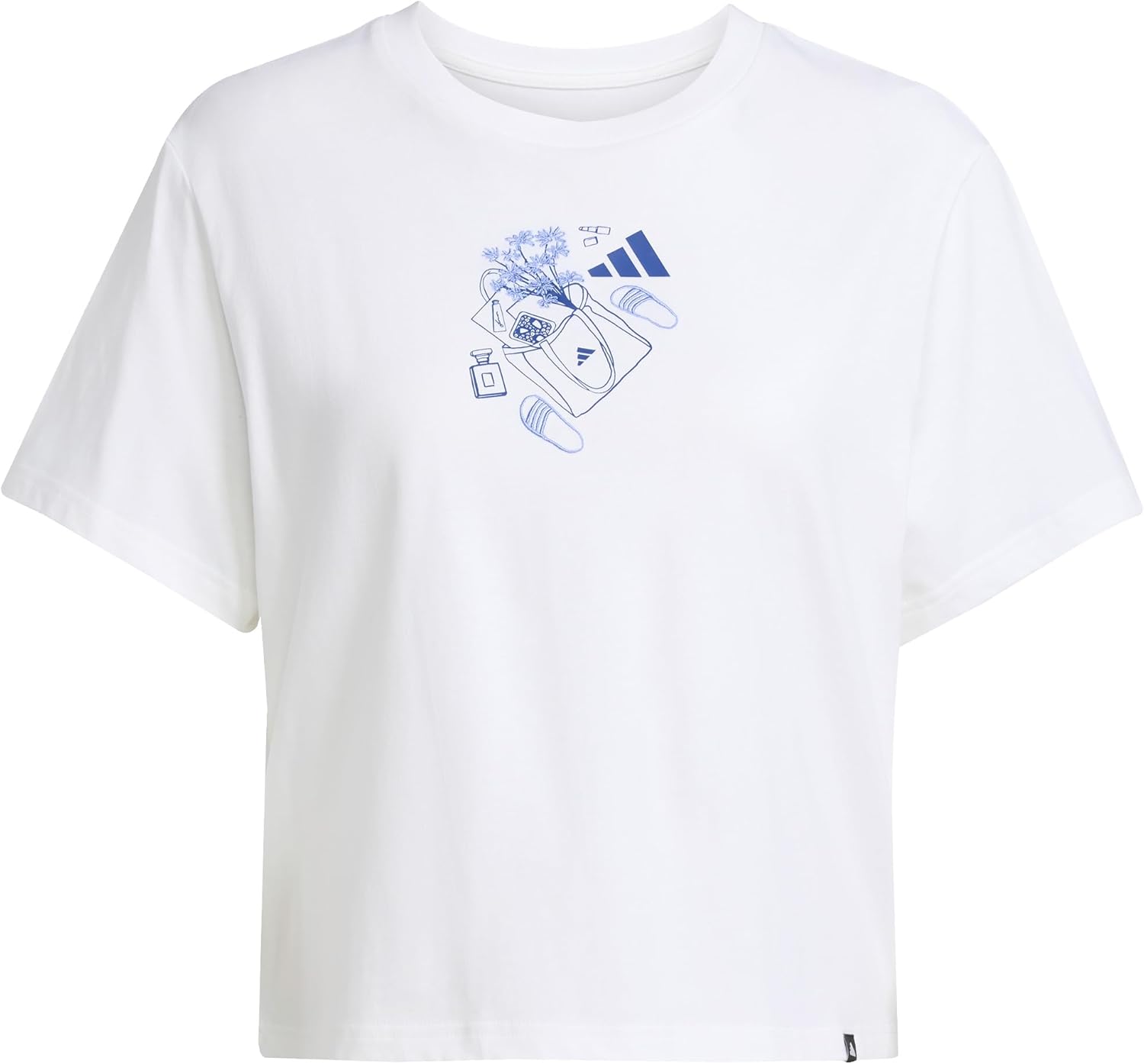 Adidas Womens Farmers Market Graphic T-Shirt - Image 6
