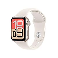 Apple Watch SE 3 GPS, Cassa 40 mm in alluminio galassia con Cinturino Sport galassia