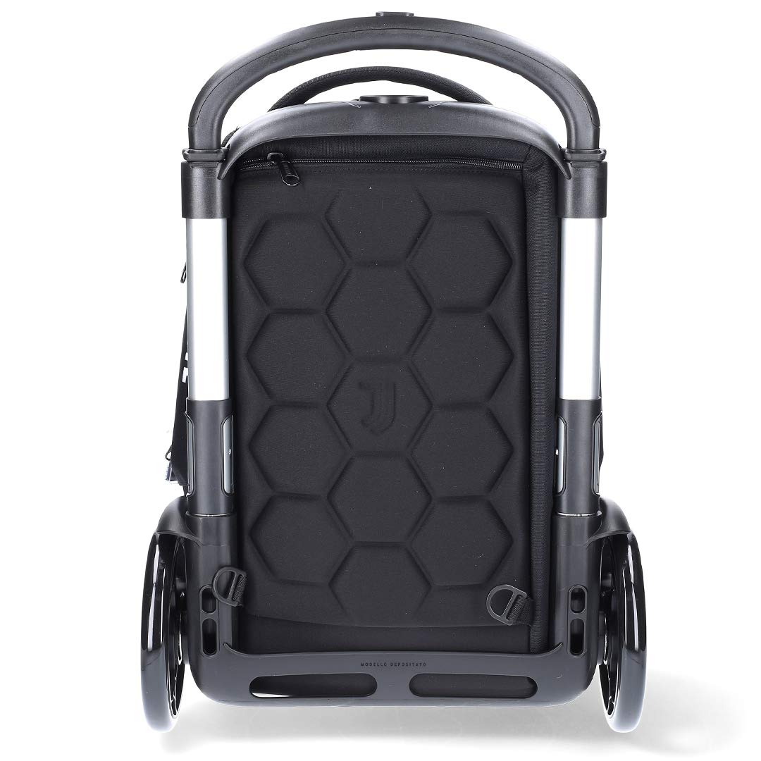 JUVENTUS Trolley Modulare Tyre - Collezione Scuola 2020/2021-100% Originale - 100% Prodotto Ufficiale - Orologio in Omaggio - Dimensioni: 39 x 58 x 28 cm