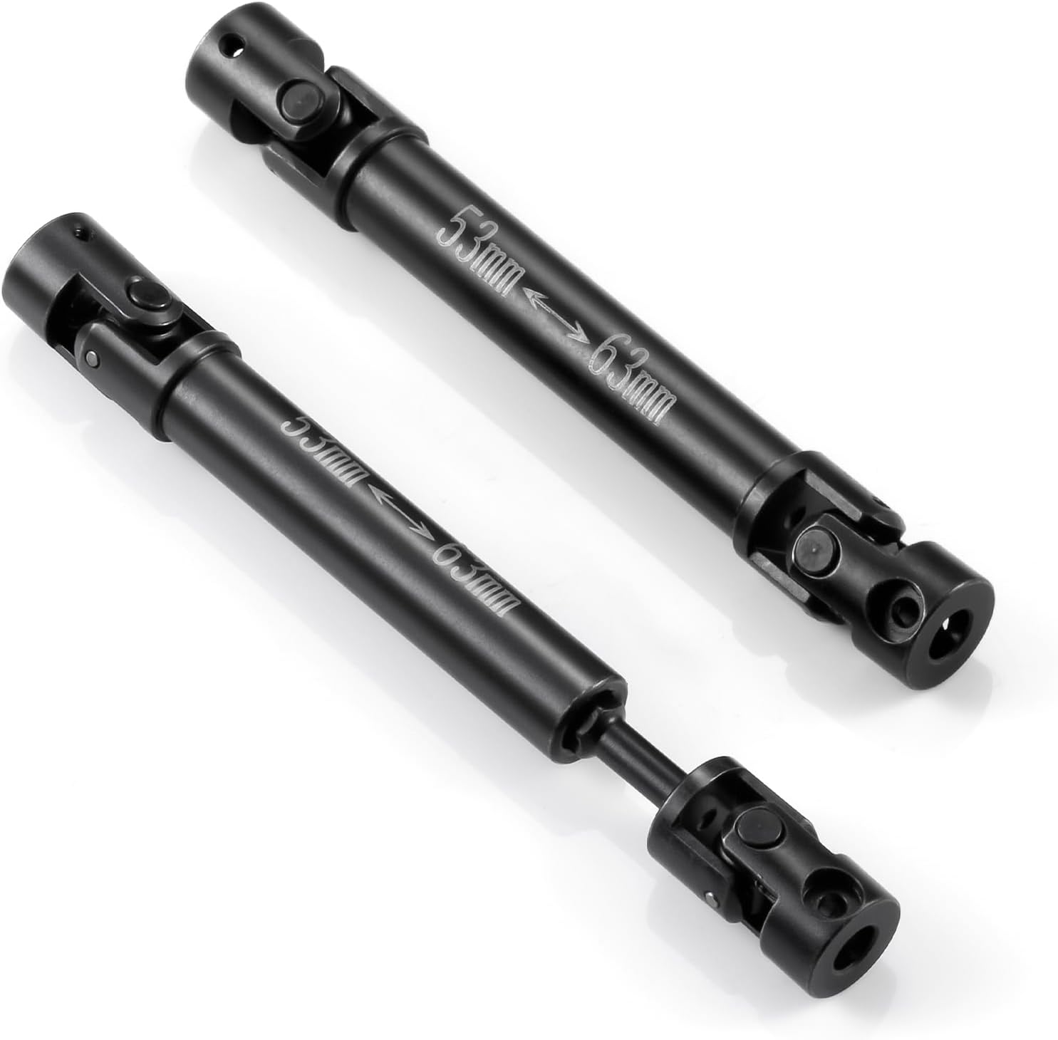 SCX24 D-Shaped Hole Drive Shaft 18g Harden Steel Front Rear Center Drive Shaft for Axial SCX24 GX470 1/24 RC Crawler Upgrade Parts