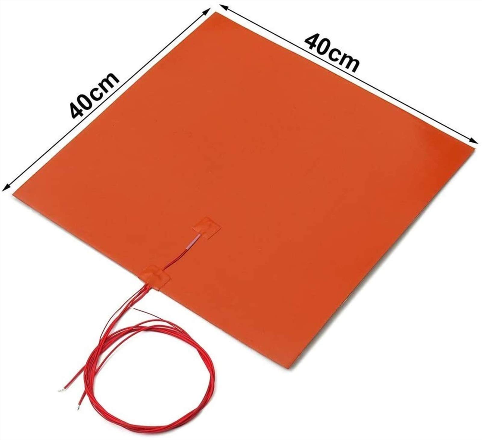 YJYGR 3D Printer Parts 240V 1400w 400 400mm Silicone Heater Bed Pad for 3D Printer Without Hole Accessories