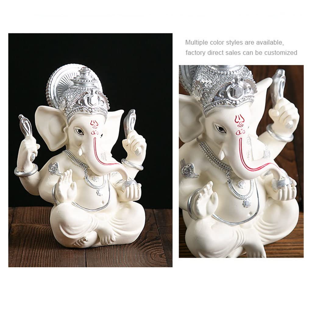 仏教美術 ガネーシャ 白銅製 仏像 仏教美術 ガネーシャ 白銅製 仏像