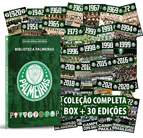 Coleção Oficial Histórico Palmeiras - Box Completo com 30 pôstere...