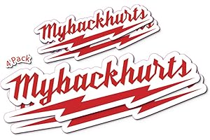 My Back Hurts Sticker Milwaukee - Funny Welder Builder Vinyl Sticker