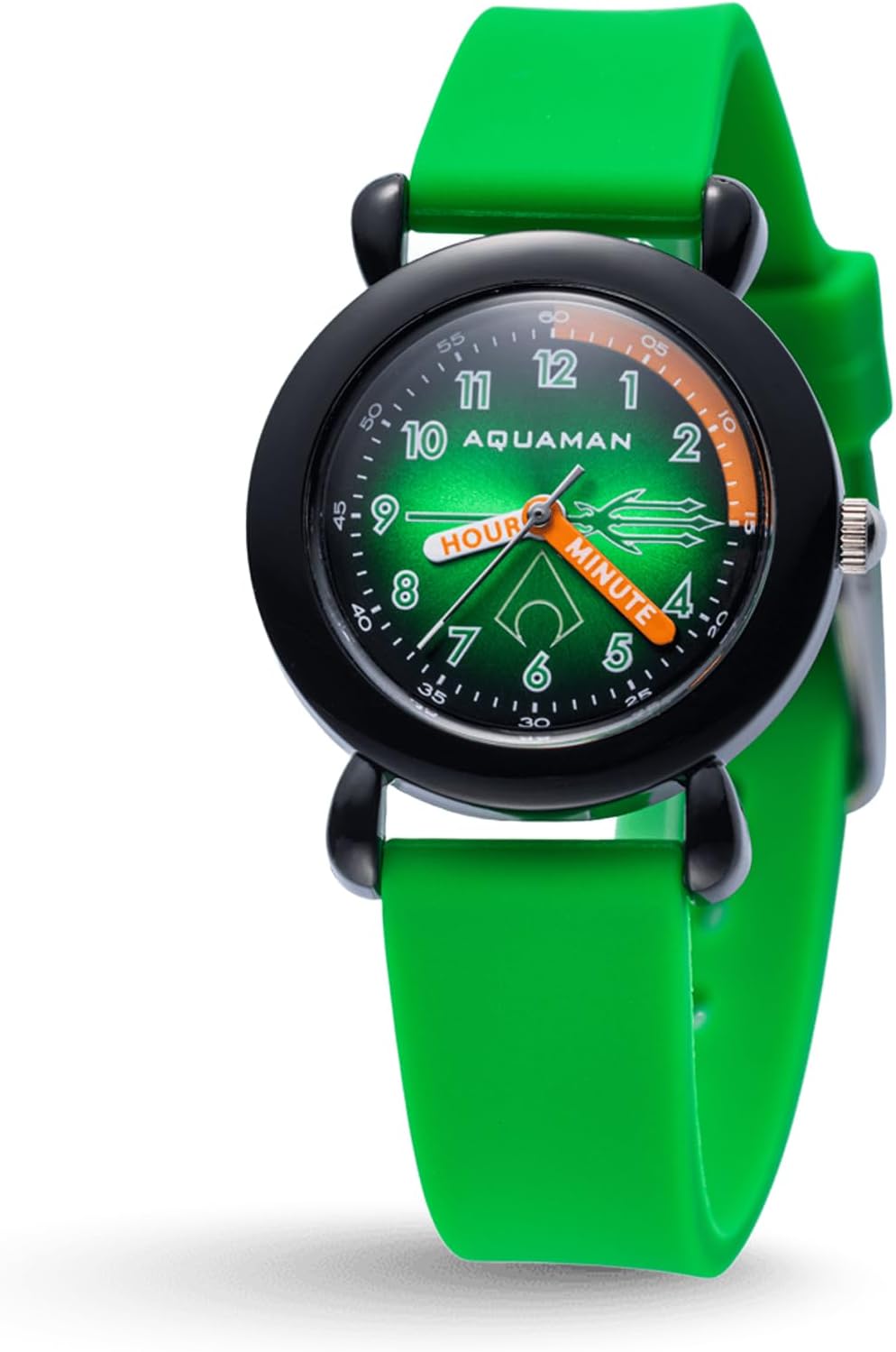 DC Comics Aquaman Watch for Kids Ages 4–7 – Featuring Luminous Character Dial, Easy-Read Hour & Minute Hands – Aquaman Watches for Boys, DC Comics Toys